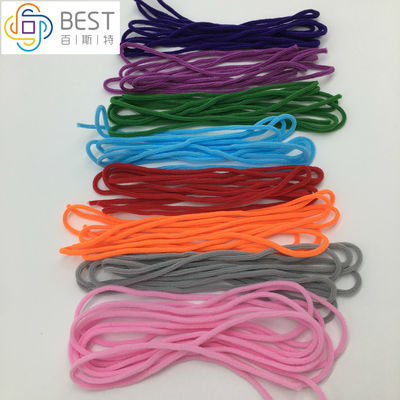As faixas de elástico Earloop da cor da máscara protetora prendem com correias 2.8mm 3mm
