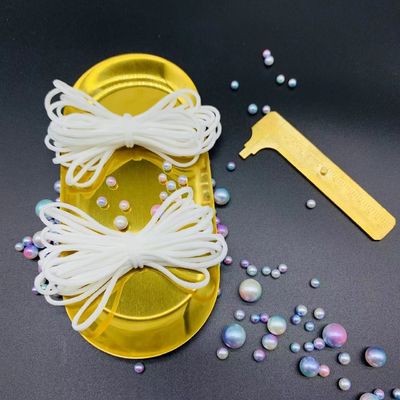 Nylon do Spandex em volta da fita elástica 2.5mm da faixa de corda do cabo da corda de Earloop 3mm 4mm 5mm 6mm