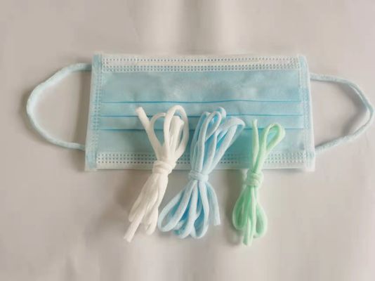 Faixa elástica macia super material Earloop para a máscara protetora médica 3/16&quot; 5mm