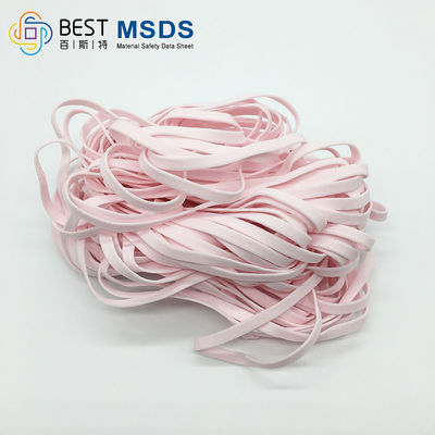 Faixa elástica cor-de-rosa para a largura de Earloop 5mm da máscara