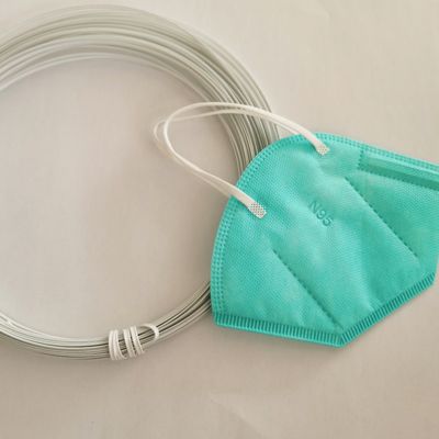 Plástico dobro da ponte do fio do nariz do núcleo para a máscara protetora 3.5mm 5.0mm