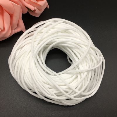 Círculo de nylon médico do Spandex do cabo do elástico da máscara protetora e do poliéster de EarLoop da faixa do Webbing
