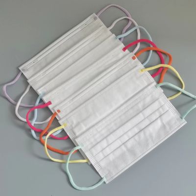 A orelha elástica macia do conforto de 3 dobras dá laços no cabo elástico liso macio 6mm coloridos da corda