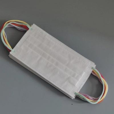 A orelha elástica macia do conforto de 3 dobras dá laços no cabo elástico liso macio 6mm coloridos da corda