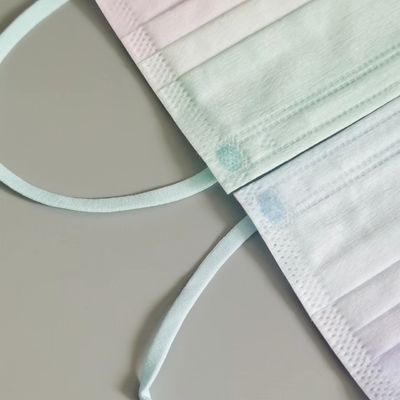 O material elástico descartável do laço da orelha da máscara protetora coloriu o cabo 5.0mm da faixa elástica