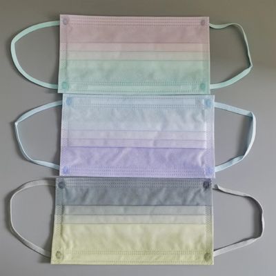O material elástico descartável do laço da orelha da máscara protetora coloriu o cabo 5.0mm da faixa elástica