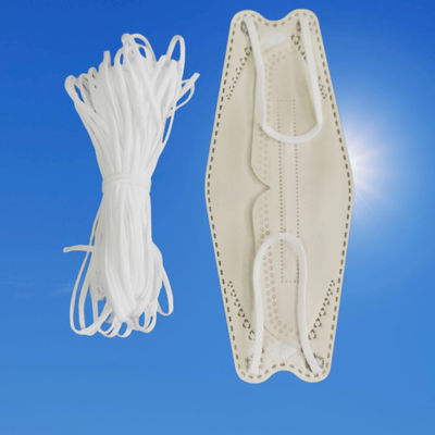 As correias elásticas ajustáveis da orelha dão laços na máscara protetora descartável Coreia KF94 colorido 3.5mm 5mm