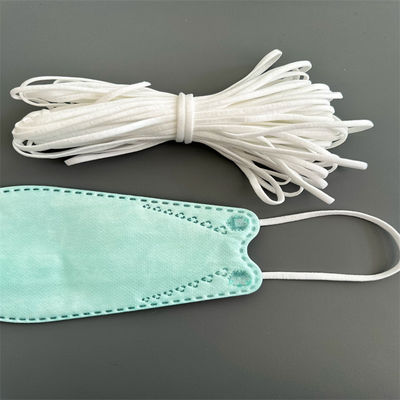 Laços elásticos elásticos da orelha da substituição para a máscara protetora KF94 coreana 3.5mm 5.0mm