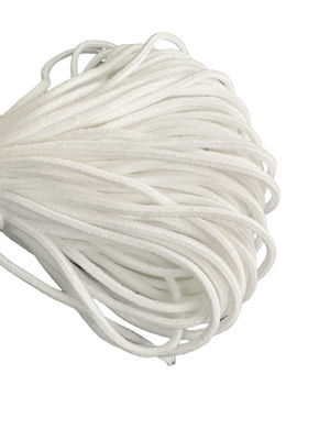 2.5mm 3mm 1/8&quot; faixa elástica redonda para a máscara protetora 3ply médica de Earloop
