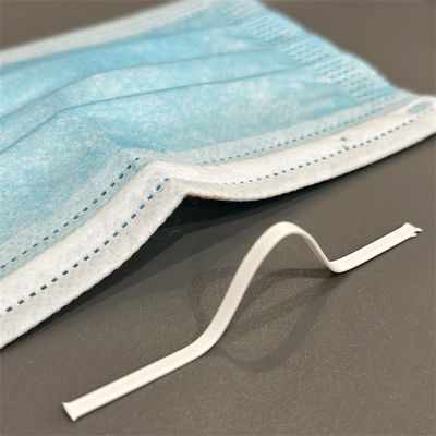 Fio revestido plástico do nariz para a barra 3.0mm da máscara protetora