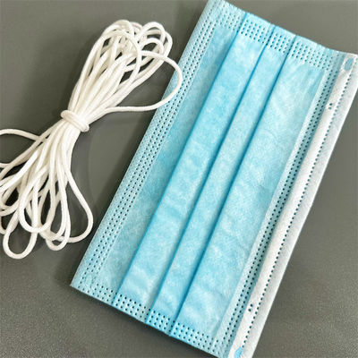 nylon macio do Spandex do cabo elástico redondo 6mm pequeno de 2.5mm 3mm 4mm 5mm