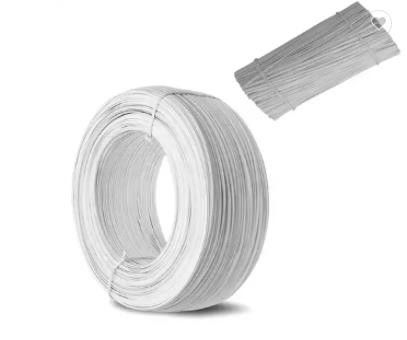 Fio liso ajustável do nariz para o grampo plástico completo da ponte do nariz dos PP do PE da máscara protetora 3mm 5mm