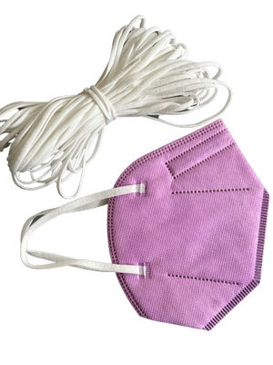 Nylon de 3.5MM 4.0MM ou faixa 5.0MM elástica da orelha de Earloop do poliéster